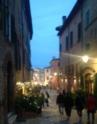 Santarcangelo di sera